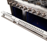 Forno Capriasca 48-inch Freestanding Gas Range with 8 Burners & Color Door