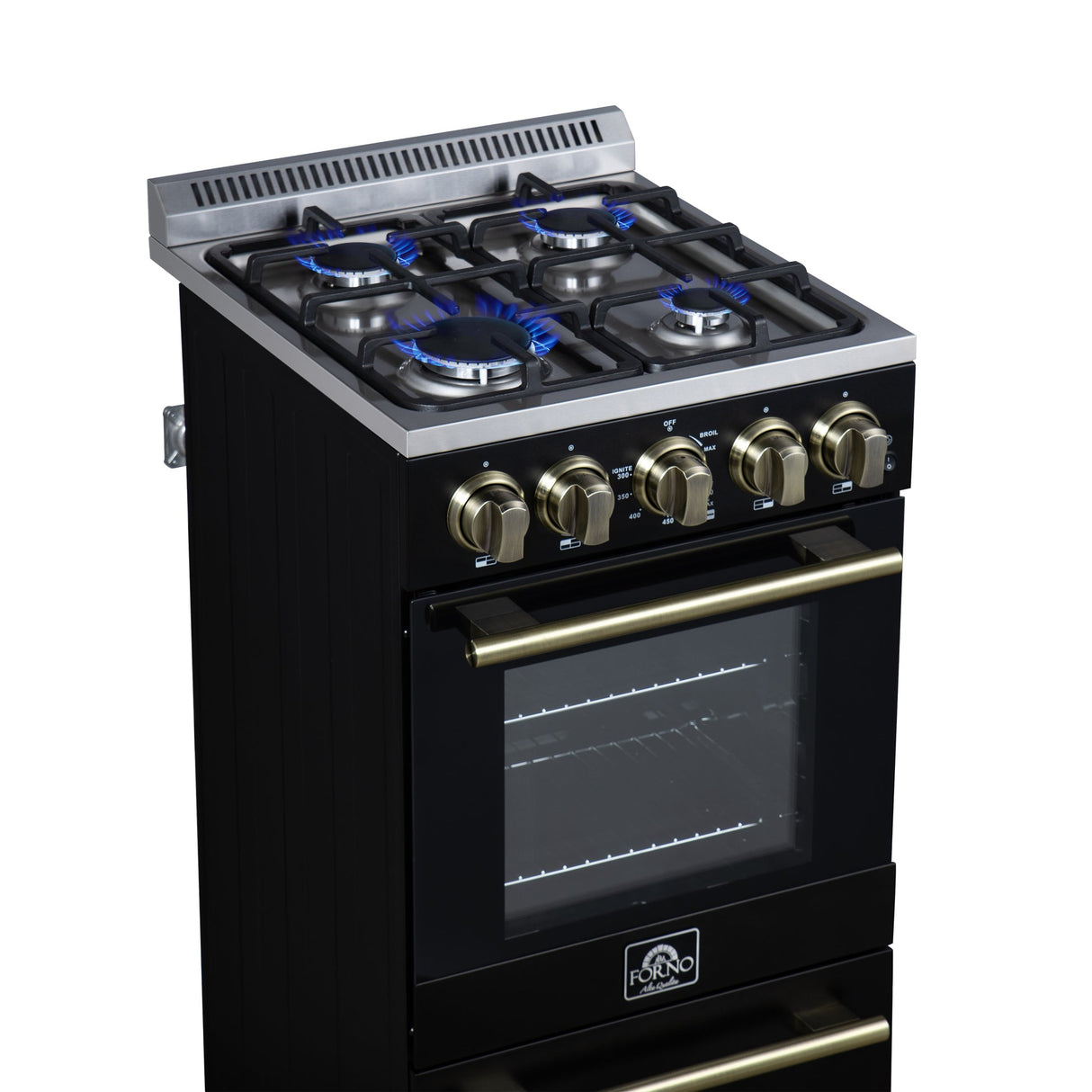 Forno Lamazze 20 Inch Freestanding Gas Range , Compact Design