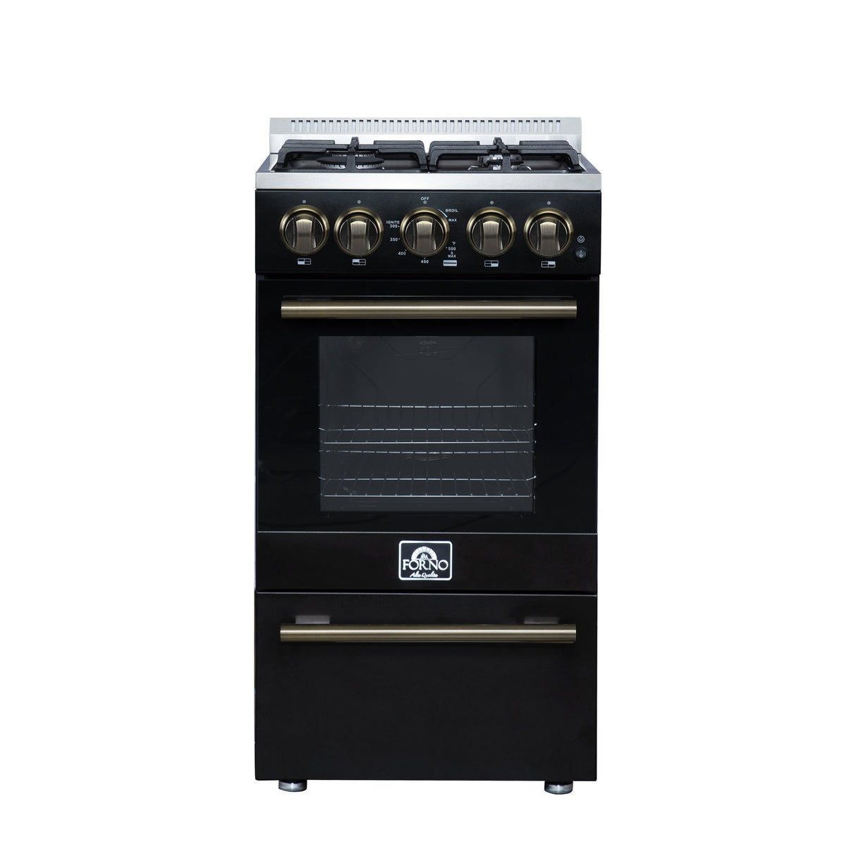 Forno Lamazze 20 Inch Freestanding Gas Range , Compact Design