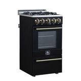 Forno Lamazze 20 Inch Freestanding Gas Range , Compact Design