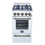 Forno Lamazze 20 Inch Freestanding Gas Range , Compact Design