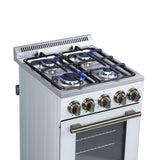 Forno Lamazze 20 Inch Freestanding Gas Range , Compact Design