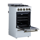 Forno Lamazze 20 Inch Freestanding Gas Range , Compact Design