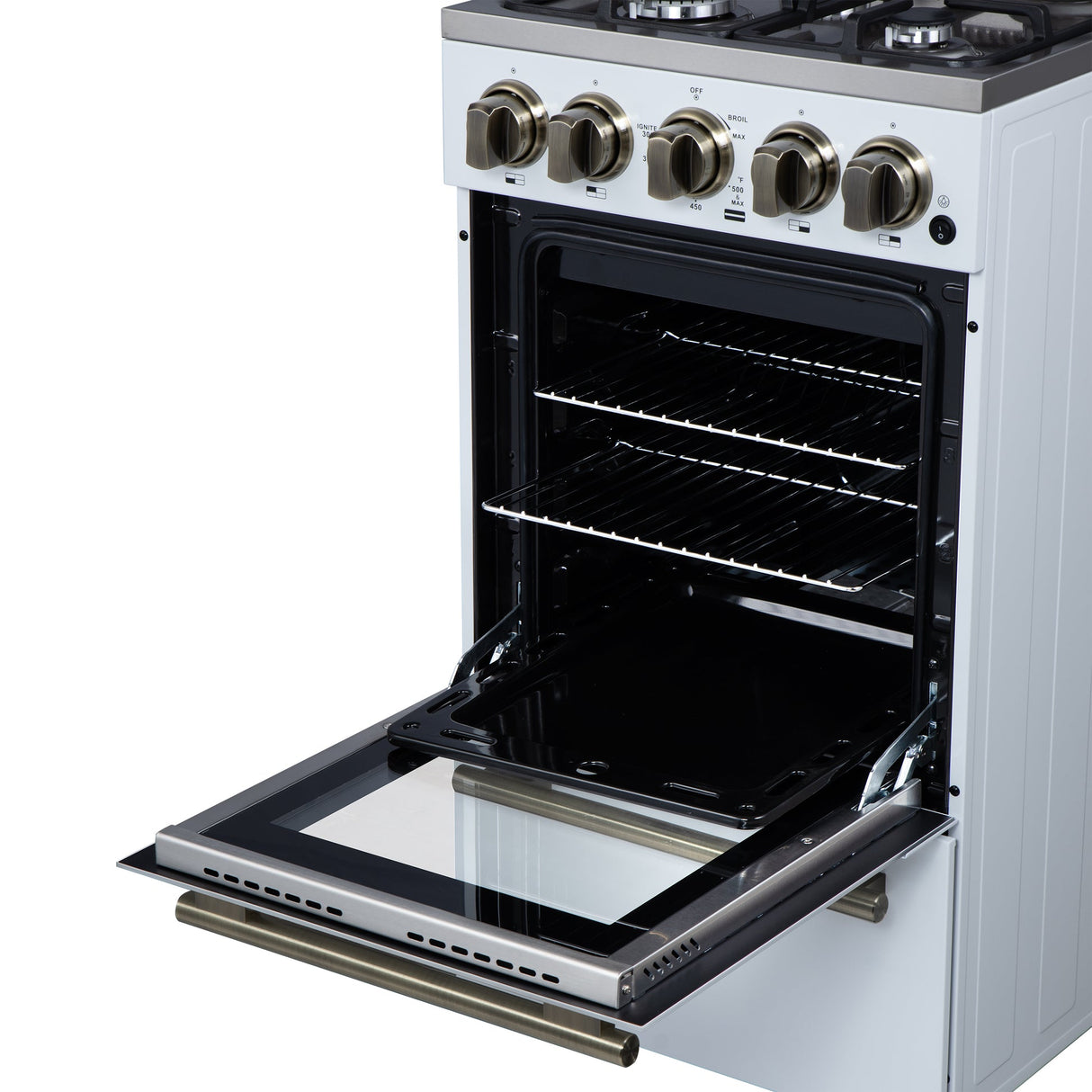 Forno Lamazze 20 Inch Freestanding Gas Range , Compact Design