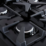 Forno Antico Freestanding Gas Range, Antique Brass Design, Convection Oven, Energy Efficient