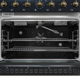 Forno Antico Freestanding Gas Range, Antique Brass Design, Convection Oven, Energy Efficient