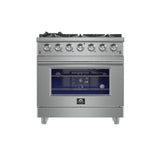 Forno Massimo Freestanding Gas Range, Convection Oven, Energy Efficient
