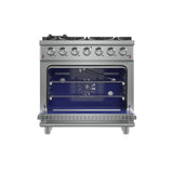 Forno Massimo Freestanding Gas Range, Convection Oven, Energy Efficient