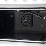 Forno Galiano French Door Gas Range with Antique Brass Design, Convection Oven