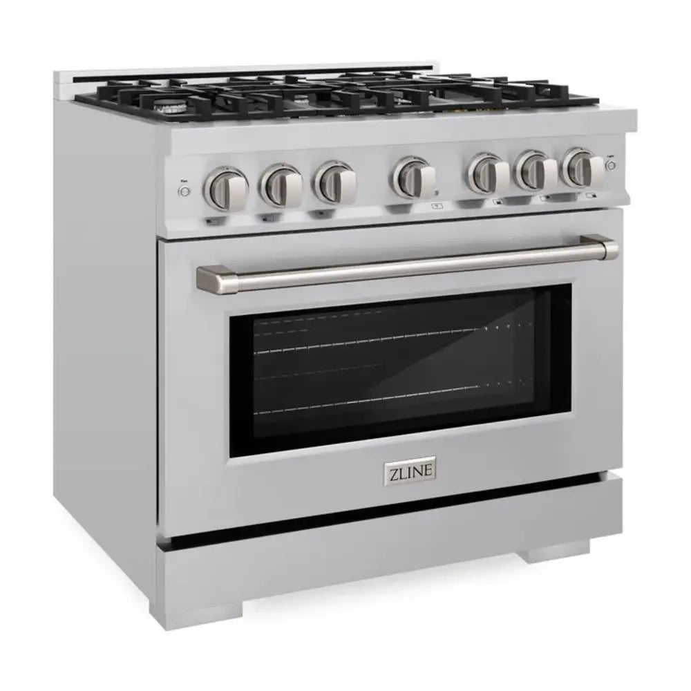 ZLINE 36" inch Select Series Dual Fuel Range with 6 Burners, 5.2 cu. ft. Capacity Oven, and Convection Cooking