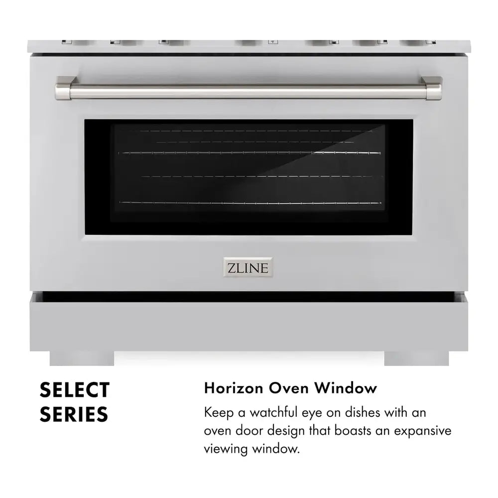 ZLINE 48" inch Select Series Dual Fuel Range with 8 Burners, 6.7 cu. ft. Total Oven Capacity, and Convection Cooking