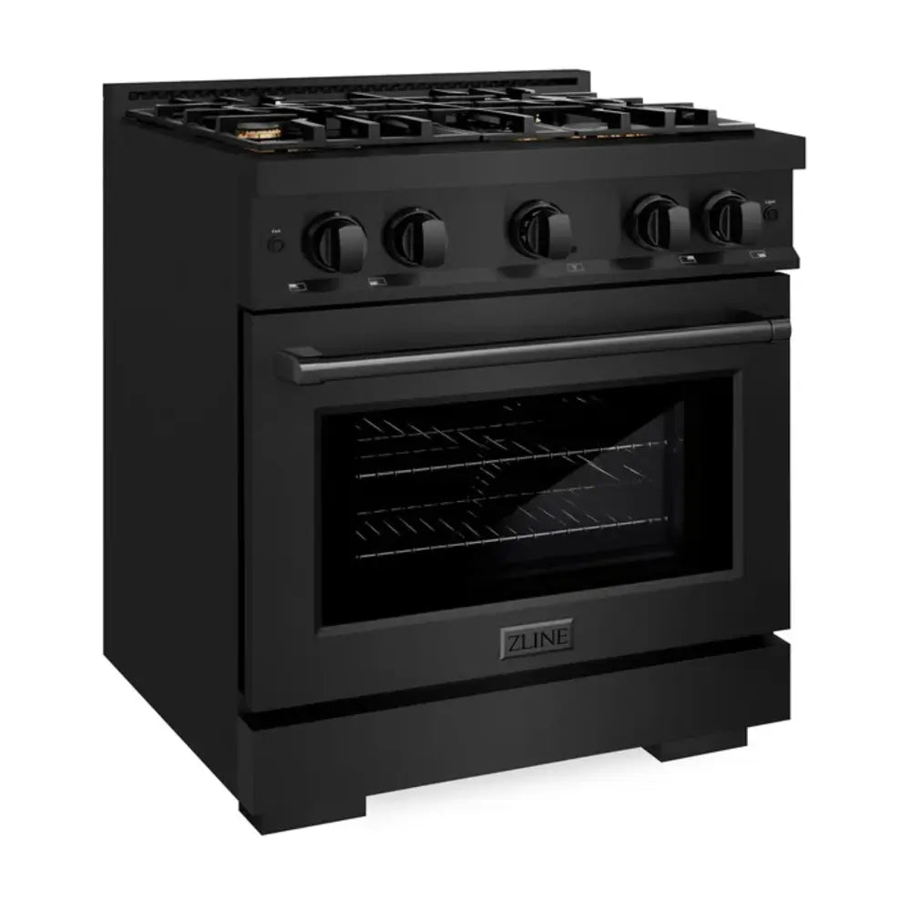ZLINE 30" Select Series Dual Fuel Range with 4 Brass Burners, 4.2 cu. ft. Capacity Oven, and Convection Cooking