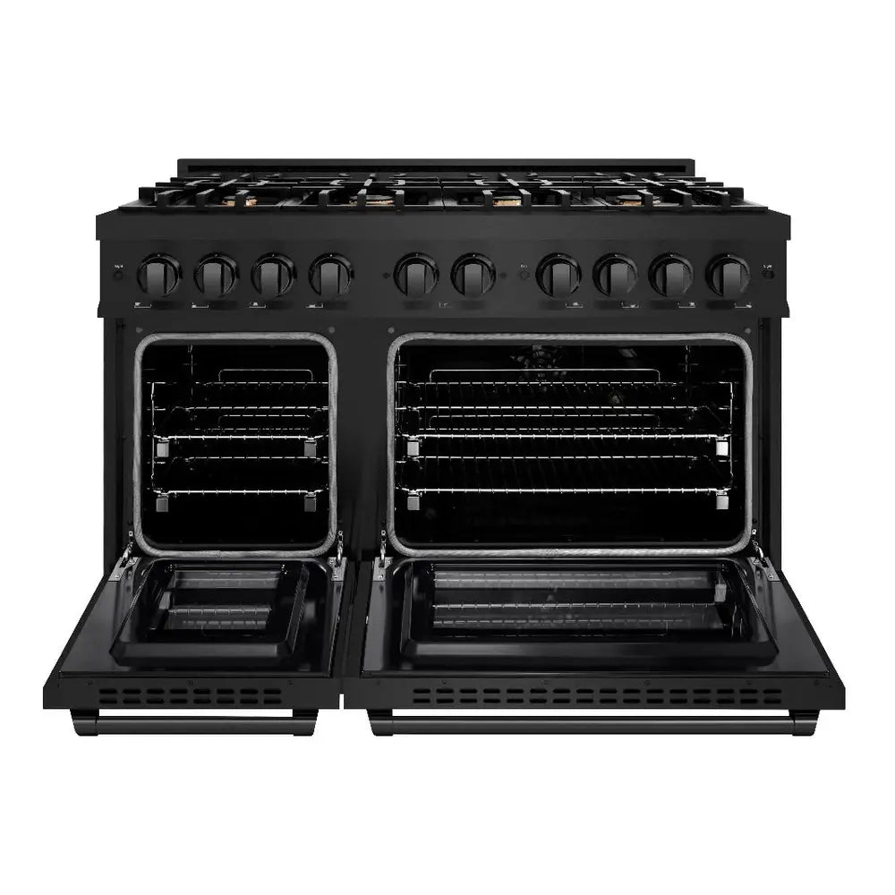 ZLINE 48" Select Series Dual Fuel Range with 8 Brass Burners, 6.7 cu. ft. Total Oven Capacity, and Convection Cooking