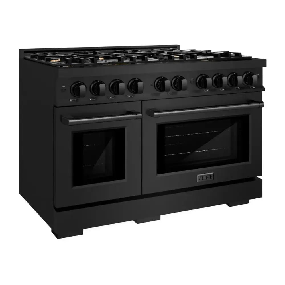 ZLINE 48" Select Series Dual Fuel Range with 8 Brass Burners, 6.7 cu. ft. Total Oven Capacity, and Convection Cooking
