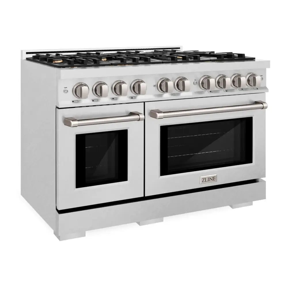 ZLINE 48" Select Series Dual Fuel Range with 8 Brass Burners, 6.7 cu. ft. Total Oven Capacity, and Convection Cooking