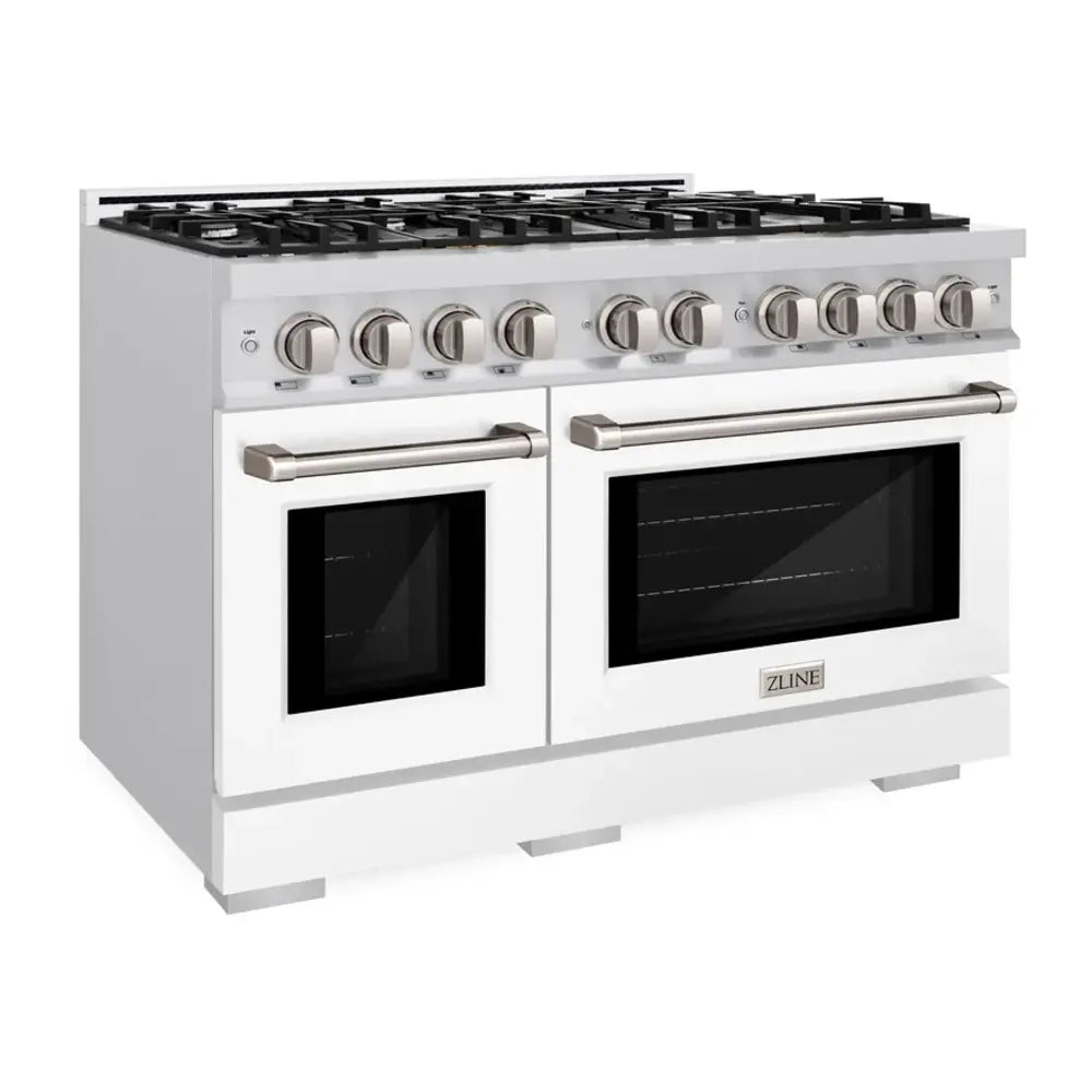 ZLINE 48" inch Select Series Dual Fuel Range with 8 Burners, 6.7 cu. ft. Total Oven Capacity, and Convection Cooking