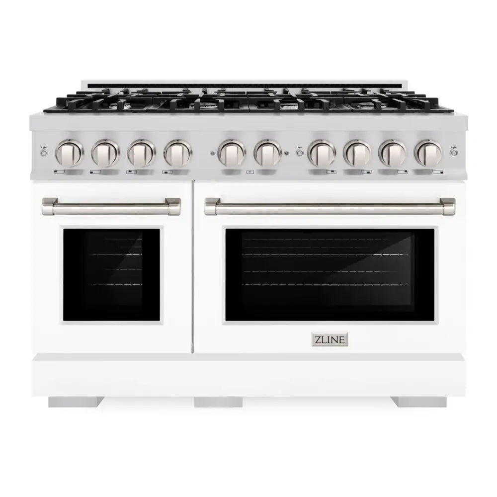 ZLINE 48" inch Select Series Dual Fuel Range with 8 Burners, 6.7 cu. ft. Total Oven Capacity, and Convection Cooking