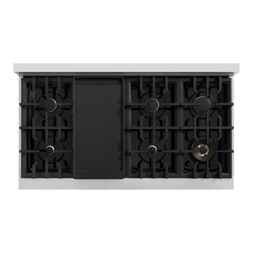 ZLINE 48" inch Select Series Dual Fuel Range with 8 Burners, 6.7 cu. ft. Total Oven Capacity, and Convection Cooking