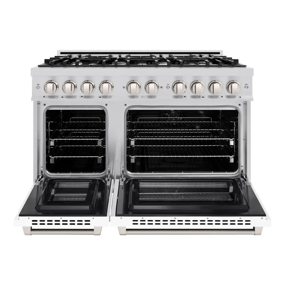 ZLINE 48" inch Select Series Dual Fuel Range with 8 Burners, 6.7 cu. ft. Total Oven Capacity, and Convection Cooking