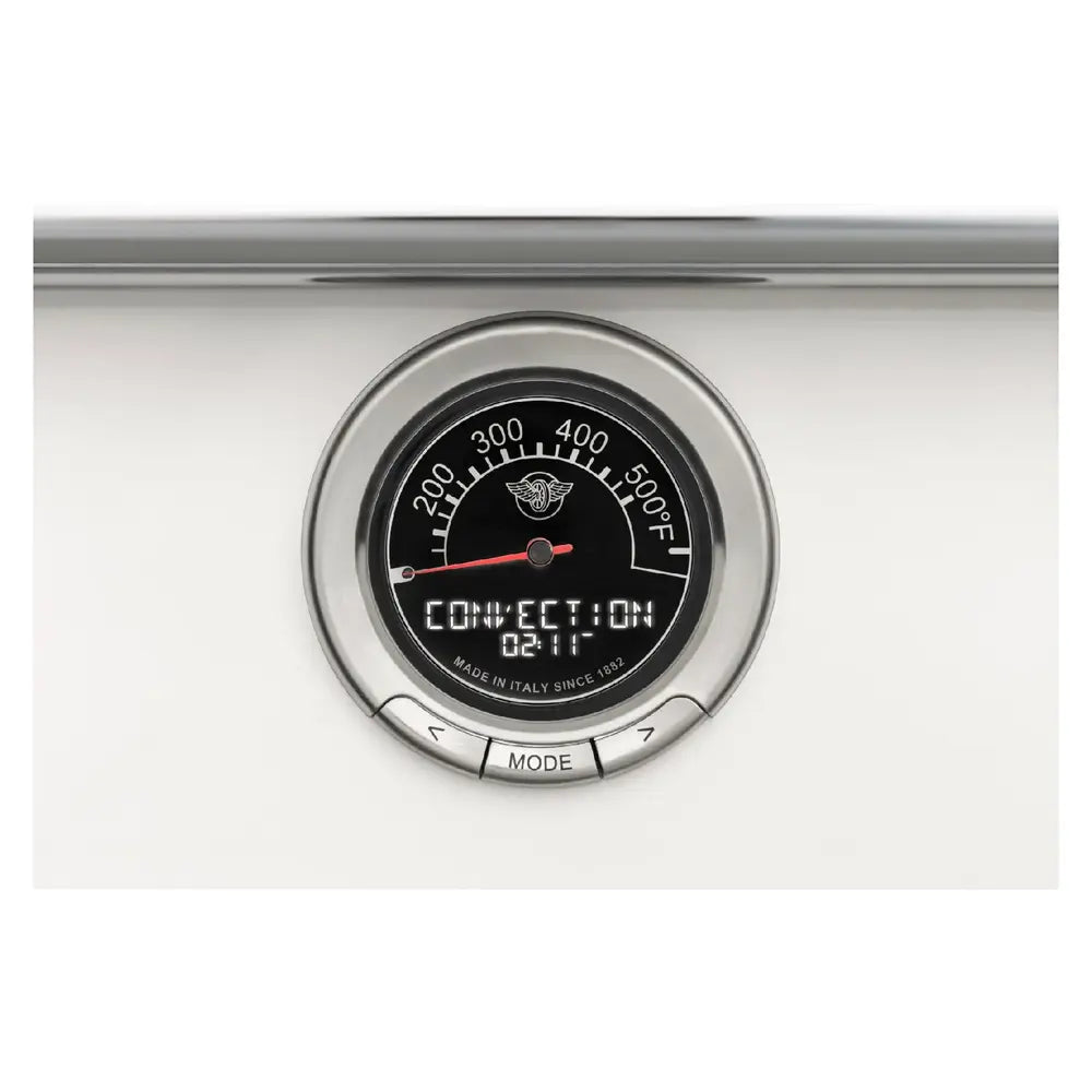 Bertazzoni Heritage Series 36 inch Induction Range with 5 Elements, 5.7 cu. ft. Capacity Oven, Cast Iron Griddle and Self Clean ( Avorio Ivory) - HER365ICFEPAVT