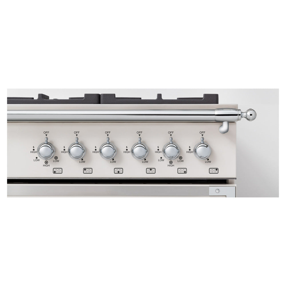 Bertazzoni Heritage Series 36 inch Dual Fuel Range with 6 Brass Burners, 5.7 cu. ft. Capacity Oven, Cast Iron Griddle and Self Clean (Stainless Steel) - HER366BCFEPXT*