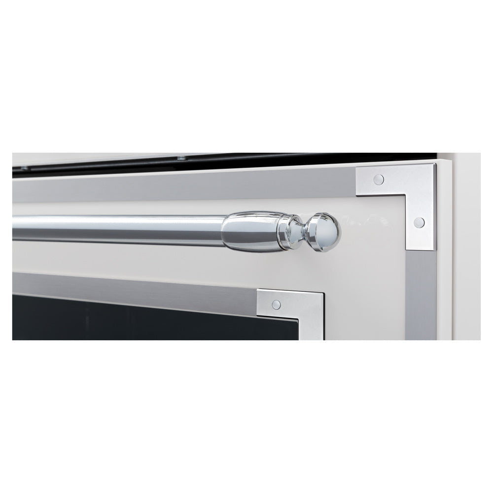Bertazzoni Heritage Series 36 inch Dual Fuel Range with 6 Brass Burners, 5.7 cu. ft. Capacity Oven, Cast Iron Griddle and Self Clean (Stainless Steel) - HER366BCFEPXT*