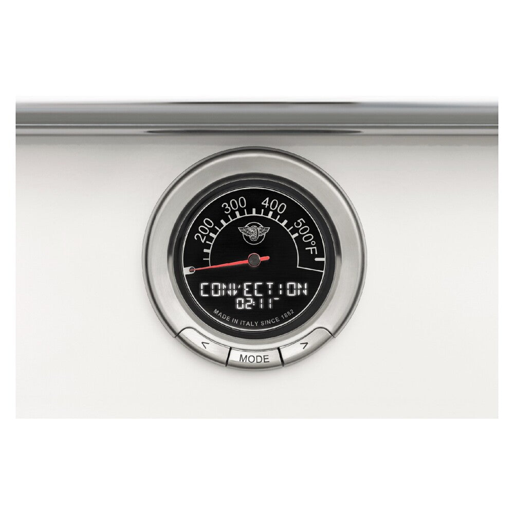 Bertazzoni Heritage Series 36 inch Gas Range with 6 Brass Burners, 5.9 cu. ft. Capacity Oven, Cast Iron Griddle and Dual Convection (Nero Black) - HER366BCFGMNET*