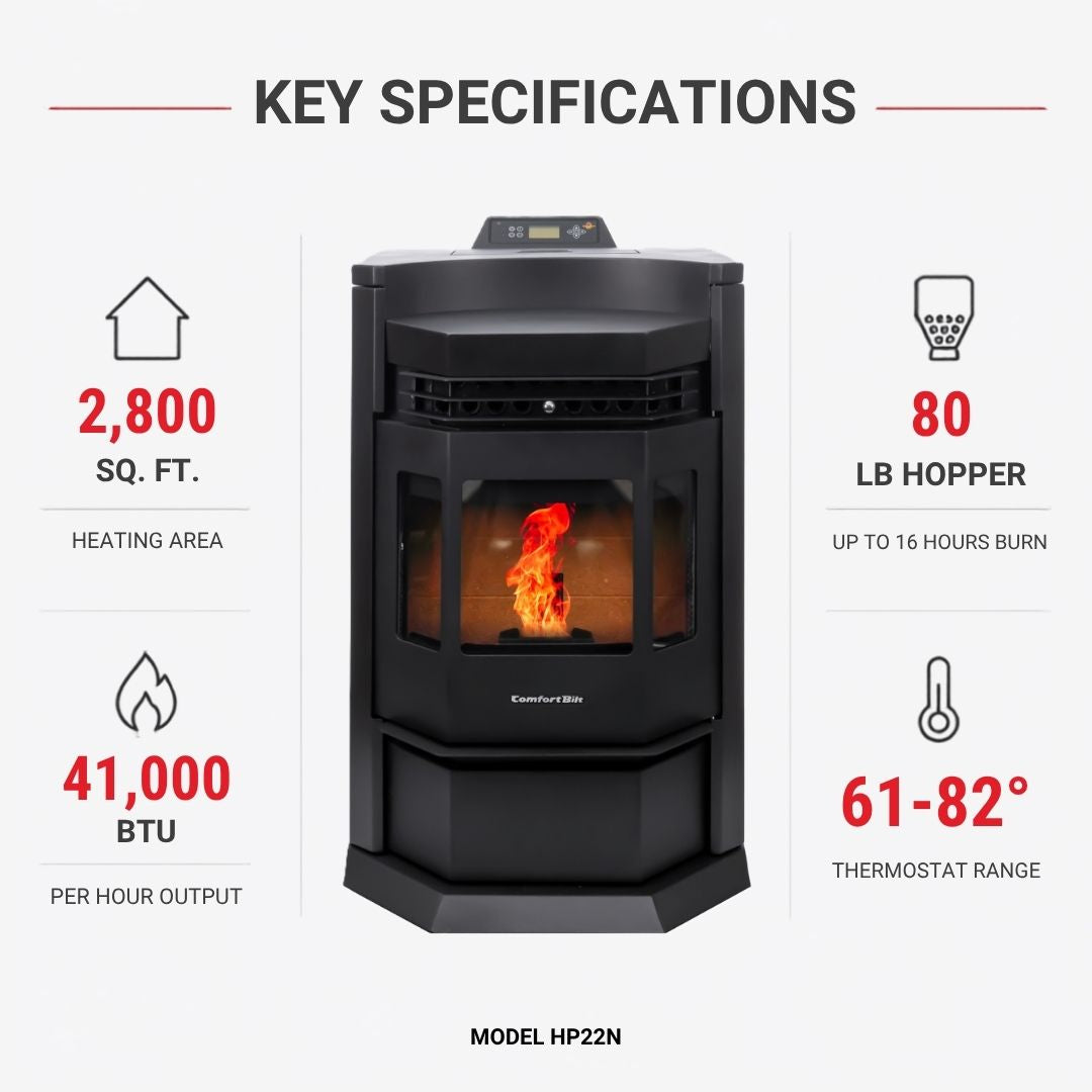 ComfortBilt HP22-N 24" Pellet Stove