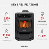 ComfortBilt HP22 24" Pellet Stove