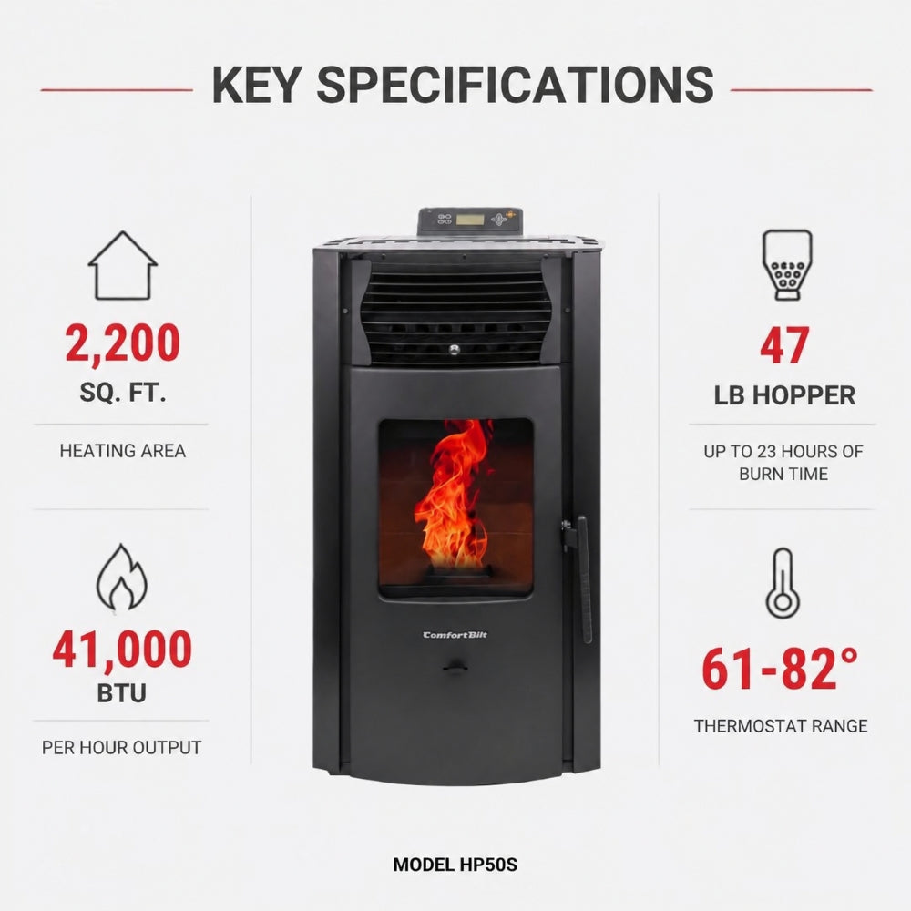 ComfortBilt HP50S 21" Pellet Stove