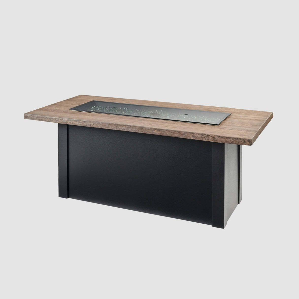The Outdoor Greatroom Havenwood 62" Rectangular Gas Fire Pit Table - HWADG-1224-K