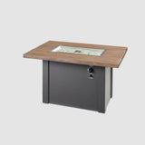 The Outdoor Greatroom Havenwood 44" Rectangular Gas Fire Pit Table - HWADG-1224-K