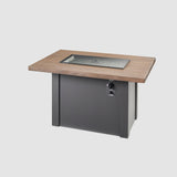 The Outdoor Greatroom Havenwood 44" Rectangular Gas Fire Pit Table - HWADG-1224-K
