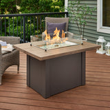 The Outdoor Greatroom Havenwood 44" Rectangular Gas Fire Pit Table - HWADG-1224-K