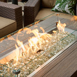 The Outdoor Greatroom Havenwood 62" Rectangular Gas Fire Pit Table - HWADG-1224-K