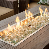 The Outdoor Greatroom Havenwood 62" Rectangular Gas Fire Pit Table - HWADG-1224-K