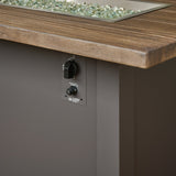 The Outdoor Greatroom Havenwood 62" Rectangular Gas Fire Pit Table - HWADG-1224-K