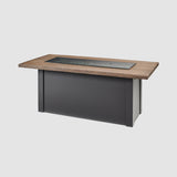 The Outdoor Greatroom Havenwood 62" Rectangular Gas Fire Pit Table - HWADG-1224-K