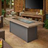 The Outdoor Greatroom Havenwood 62" Rectangular Gas Fire Pit Table - HWADG-1224-K