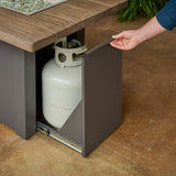 The Outdoor Greatroom Havenwood 62" Rectangular Gas Fire Pit Table - HWADG-1224-K