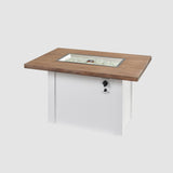 The Outdoor Greatroom Havenwood 44" Rectangular Gas Fire Pit Table - HWADG-1224-K