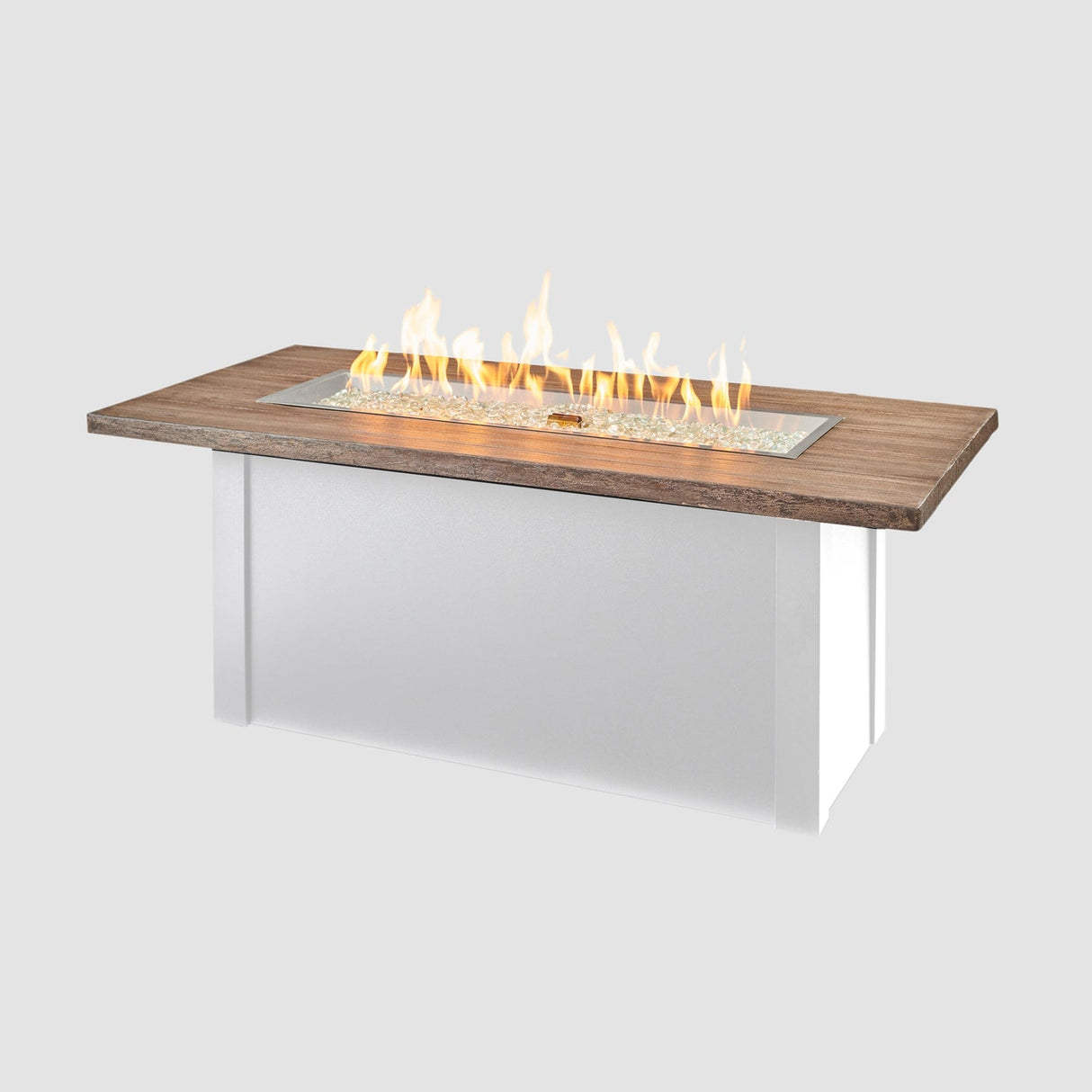 The Outdoor Greatroom Havenwood 62" Rectangular Gas Fire Pit Table - HWADG-1224-K