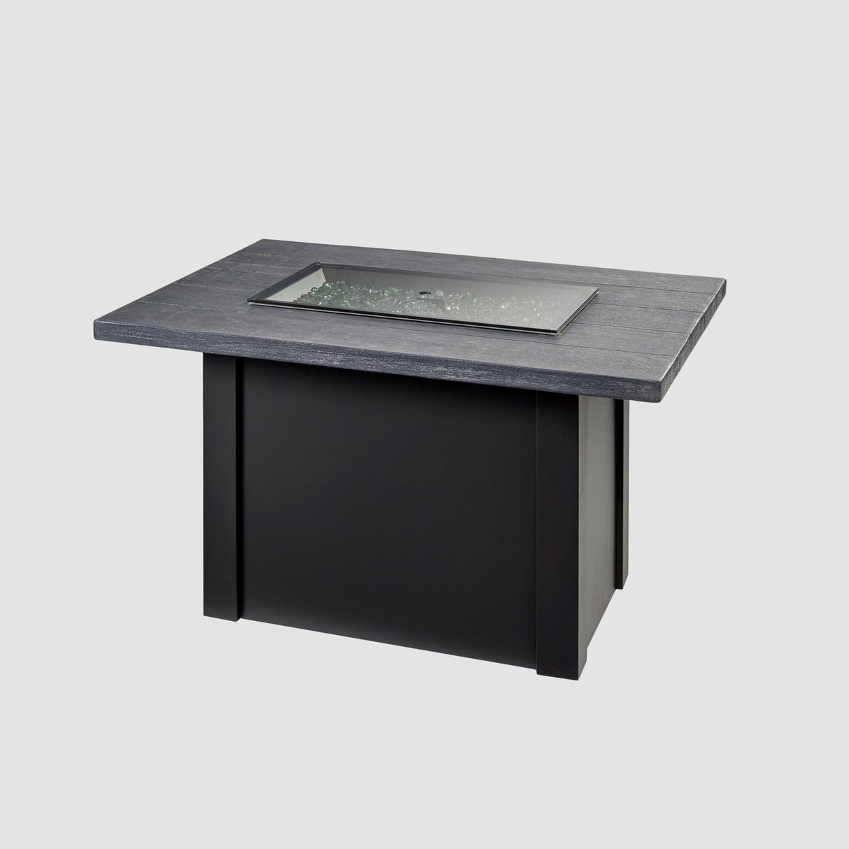 The Outdoor Greatroom Havenwood 44" Rectangular Gas Fire Pit Table - HWADG-1224-K