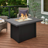 The Outdoor Greatroom Havenwood 44" Rectangular Gas Fire Pit Table - HWADG-1224-K