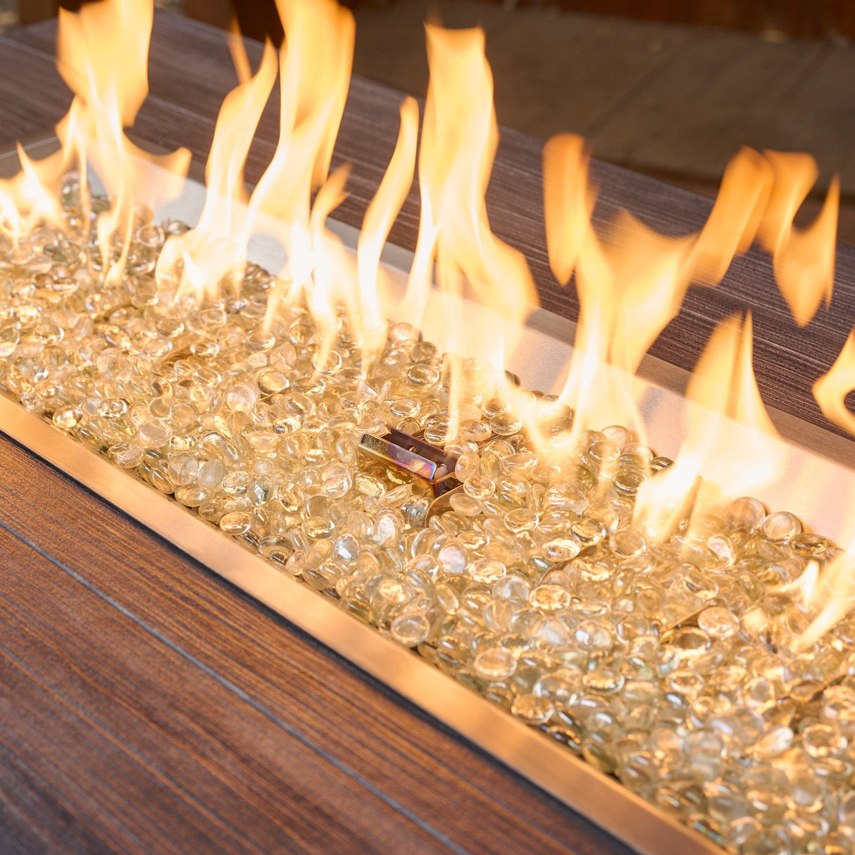 The Outdoor Greatroom Havenwood 62" Rectangular Gas Fire Pit Table - HWADG-1224-K