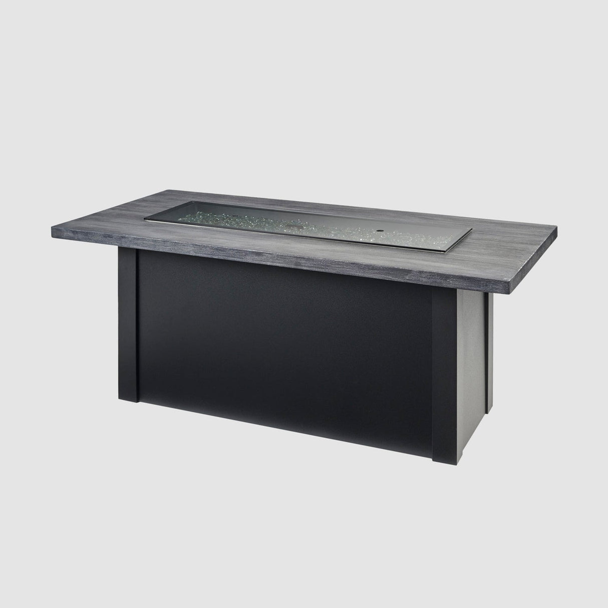 The Outdoor Greatroom Havenwood 62" Rectangular Gas Fire Pit Table - HWADG-1224-K