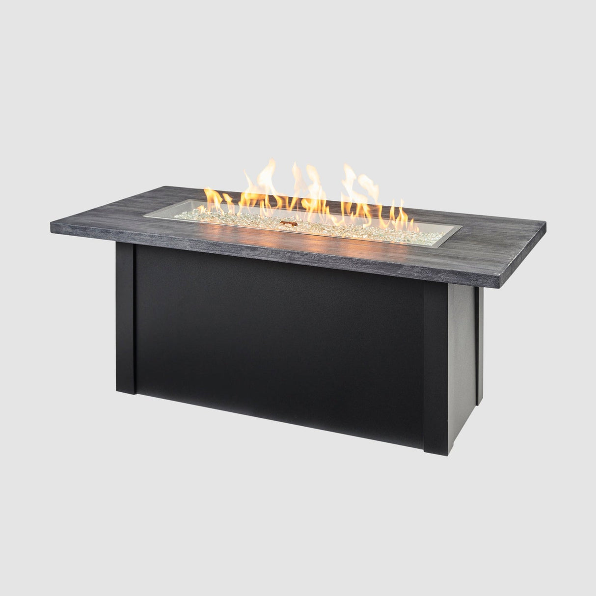The Outdoor Greatroom Havenwood 62" Rectangular Gas Fire Pit Table - HWADG-1224-K