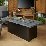 The Outdoor Greatroom Havenwood 62" Rectangular Gas Fire Pit Table - HWADG-1224-K