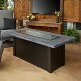 The Outdoor Greatroom Havenwood 62" Rectangular Gas Fire Pit Table - HWADG-1224-K