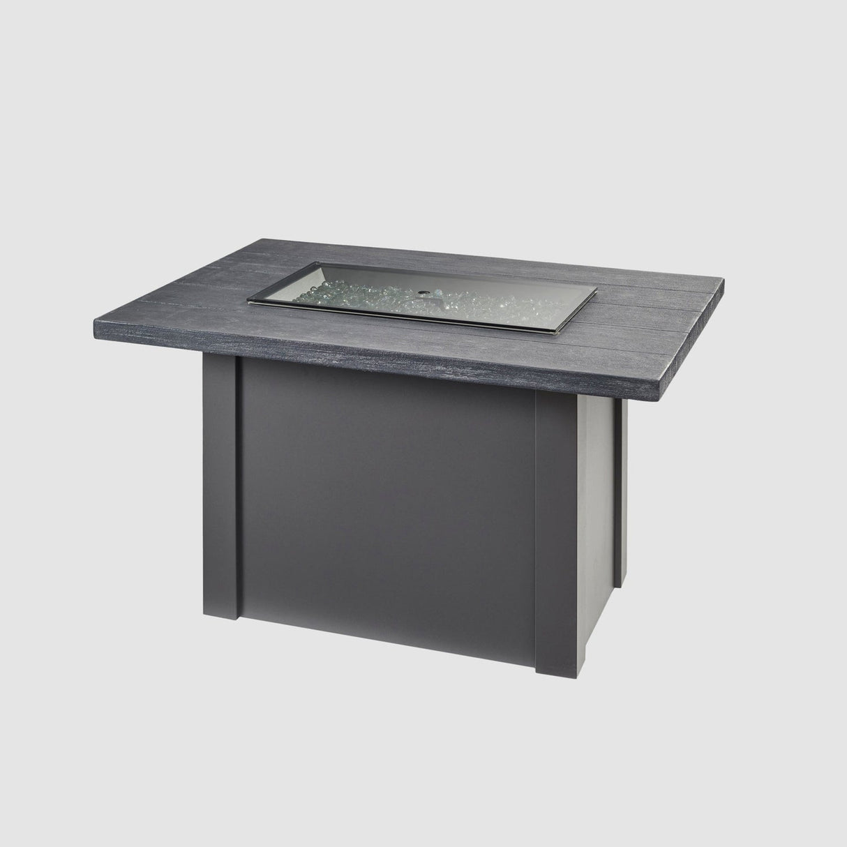 The Outdoor Greatroom Havenwood 44" Rectangular Gas Fire Pit Table - HWADG-1224-K